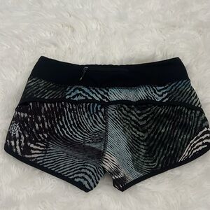 Lululemon Seawheeze Speed Shorts Tofino Teal Sz 6 2016